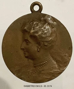 PATRONATO DI SUA MAESTÀ LA REGINA MADRE MARGHERITA DI SAVOIA MEDAGLIA 1914 REGNO - Picture 1 of 6