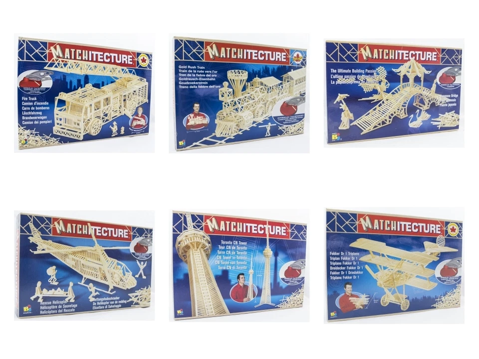 Matchstick Modelling Kits 'Matchitecture' - 10% off for 2 or more purchases!  - Image 1 of 1