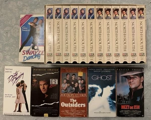 Patrick Swayze VHS Lot Dirty Dancing Ghost North South Outsiders Tiger Warsaw - Bild 1 von 8