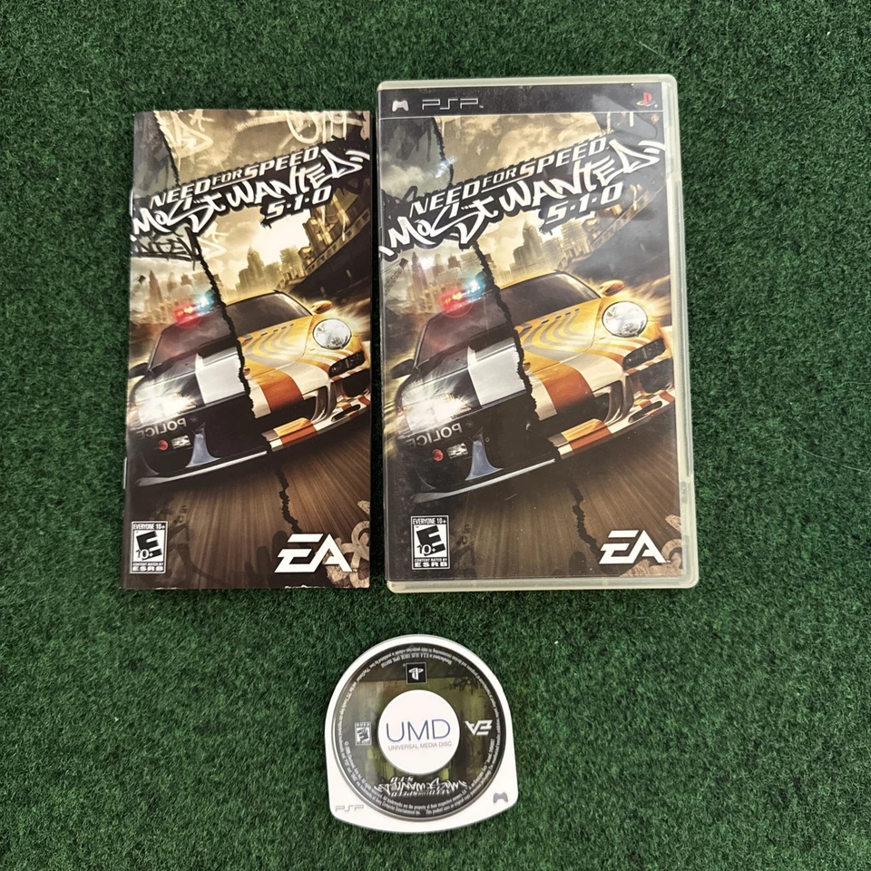 Need for Speed Most Wanted 5-1-0 (PSP, 2005) Complete in Box CIB - Image 1 of 1