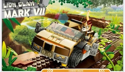 Lego Chima Lion Legend Set 70123, Incomplete, Makes Lion Or Car - Image 1 of 4