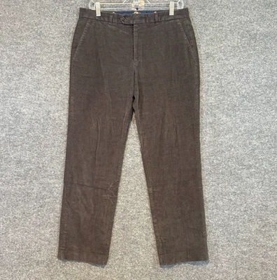 Ralph Lauren Pants Mens 34x30 Brown Straight Leg Corduroy Belt Loops Dress Pants - Image 1 of 4