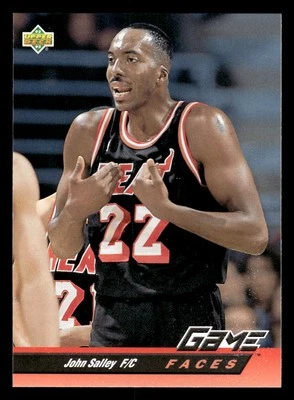 John Salley 1992-93 Upper Deck #497 Miami Heat - Image 1 of 2