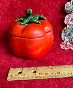 Vintage Tomatenglas mit Deckel - Bild 1 von 5