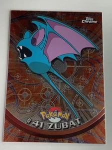 2000 Topps Chrome Pokemon Serie 1 #41 Zubat KOSTENLOSER KOMBINIERTER VERSAND - Bild 1 von 2
