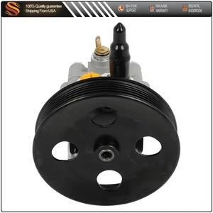 Power Steering Pump w/ Pulley for Mitsubishi Eclipse 06-12 Galant 04-12 I4 2.4L - Picture 1 of 6