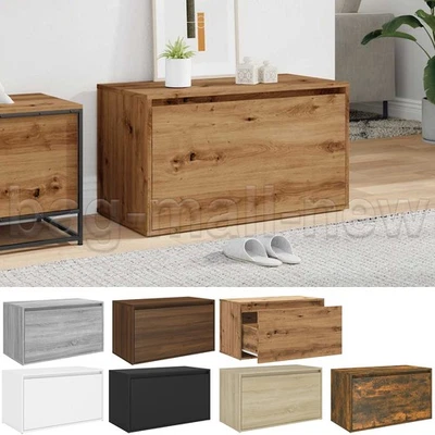 Flurbank Schuhbank Aufbewahrungsbank Truhenbank Sitztruhe Kommode 80x40x45 cm - Bild 1 von 2