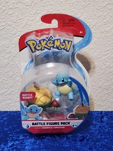 Pokemon Battle Action Figure SQUIRTLE + APPLETUN 2021 ~ New Jazwares WCT - Bild 1 von 2