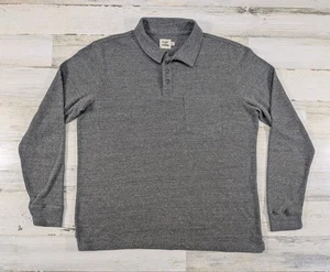 Flint Tinder Poloshirt Herren Large Noppen Waffelmuster Strick Schlaufenkragen Hergestellt in den USA - Bild 1 von 12