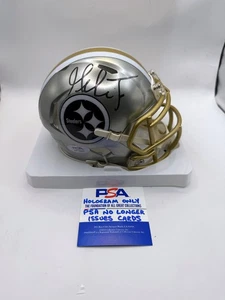 MIKE TOMLIN Coach Pittsburgh Steelers SIGNED Custom Speed Mini HELMET PSA COA A - Picture 1 of 2
