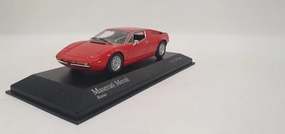 1/43 MASERATI MERAK RED 1974 MINICHAMPS 400123420 NO BBR NO LOOKSMART NO NEO - Image 1 of 4
