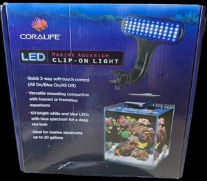 Coralife Marine Aquarium Clip-On LED Fixture for aquariums - Picture 1 of 3