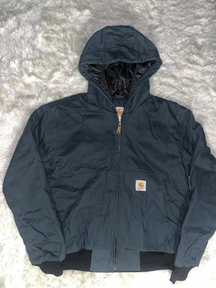 Jacket Carhartt Man Size M Navy Green Cotton Poliestere - Imagen 1 de 4