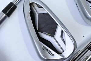 Ping G430 Irons / 5-PW+45°+50°+54° / Red Dot / Regular Flex Dynamic Gold MID 100 - Picture 1 of 7