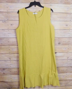 Misslook Kleid 2XL Senfgelb Ärmellos Freizeit - Bild 1 von 7