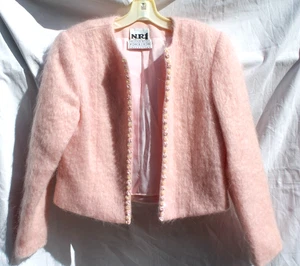 Vintage N.R.1 For Saks Fifth Avenue Mohair Jacke Gr. Small - Bild 1 von 4