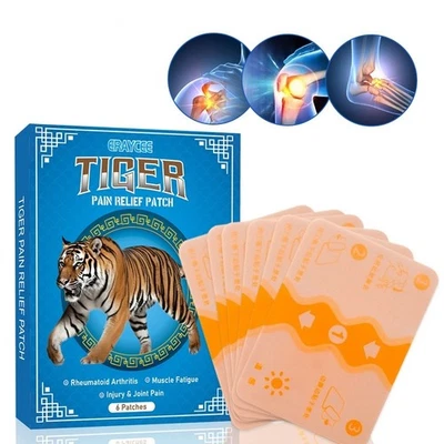 6PCS Moxibustion Light Pain Relief Health Patch Muscle Joints Fever Health Patch - Bild 1 von 4