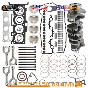 G4KE Engine Overhaul Rebuild Kit - Crankshaft & 4x ConRod For Hyundai / KIA 2.4L - Picture 1 of 18