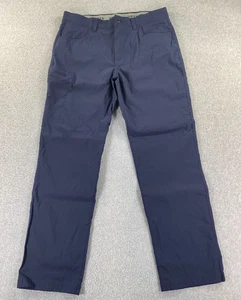Orvis Tech Pants Mens Size 36x32 Navy Blue Nylon Stretch Outdoor Hiking - Picture 1 of 12