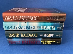 4 Stück - John Pullen Serie komplett HC DJ von David Baldacci - Bild 1 von 8