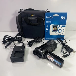 Panasonic HDC-SD20 32GB HDD Full HD 8GB SD Card Camcorder Black + Accessories - Picture 1 of 12