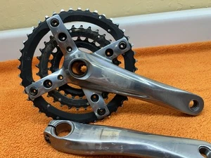 Shimano XTR Crankset 175mm 44-32-24 22/32/44T 9 Spd Mountain Bike Cranks FC-M960 - Picture 1 of 8