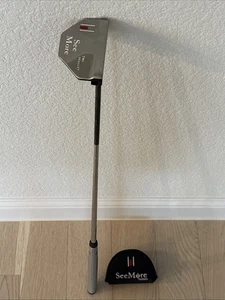GOLF SeeMore Tri Mallet Putter 33” Right Hand RH w Headcover MINT Condition - Picture 1 of 9