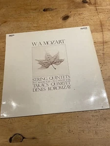 TAKACS QUARTET MOZART STRING QUINTETS DENES KOROMZAY HUNGAROTON LP SLPD 12656 - Picture 1 of 3