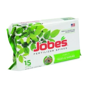 Jobes Easy To Use Fertilizer Spikes Formula Based for Trees & Shrubs 15 pk - Picture 1 of 2