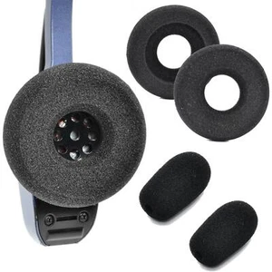 Ersatz Schwamm Ohrpolster + Mikrofon Abdeckung für Vxi BlueParrott B250-XT/XTS Headset - Bild 1 von 4