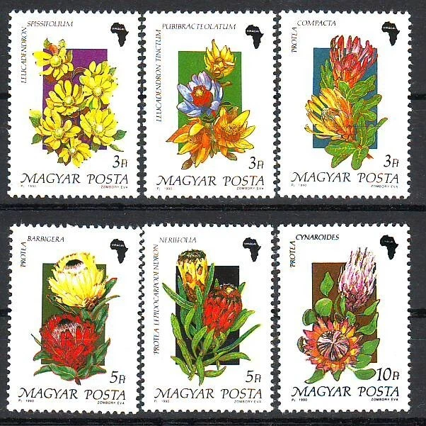 HUNGARY - 1990. African Flowers - MNH - Image 1 of 1