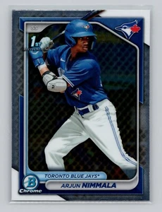 Bowman #BCP-142 2024 Arjun Nimmala 1st Bowman cromo Toronto Blue Jays - Imagen 1 de 2