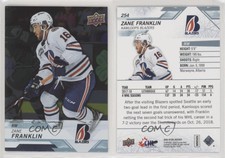 2018-19 Upper Deck CHL Silver Zane Franklin #254
