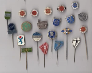 Vintage Gymnastics enamel stick pin badges 1960s KNGV Clubs - Picture 1 of 1