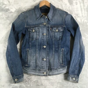 LEVI's Trucker Jacket, Women’s L, Classic Jean Denim - Picture 1 of 13