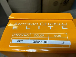 Zapatos de Vestir Antonio Cerrelli Elite Verde Jade Talla 13 Nuevos Genuinos Auténticos - Imagen 1 de 7