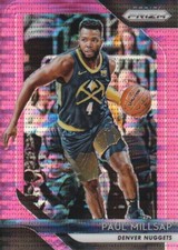 2018-19 Panini Prizm Basketball Pink Pulsar #82 Paul Millsap 28/42