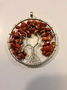 Charm Albero della Vita 2 Pollici Filo e Pietra Perline. - Foto 1 di 2