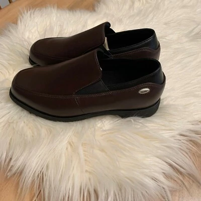 Etonic Dri Lite 200 Womens Golf Shoes NWT Sz 7W Brown Leather - Изображение 1 из 4