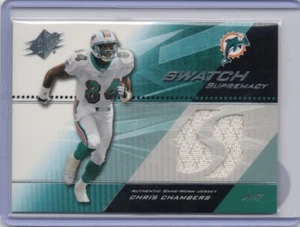 2004 SPx Swatch Supremacy #SWCC Chris Chambers Jersey - FB - Picture 1 of 2