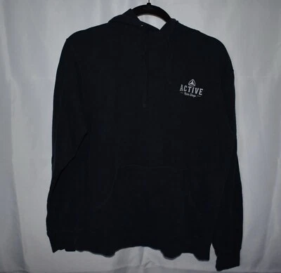 ACTIVE RIDE SHOP 黑色连帽衫 — 第 1/4 张图片