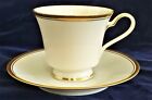 VICEROY~by Noritake~FOOTED CUP & SAUCER Set~Gold Rim on Ivory