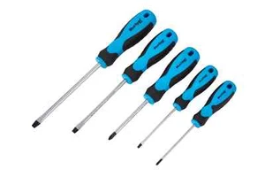 Blue Spot 12076 Soft Grip Screwdriver Set 5 Piece - Picture 1 of 2