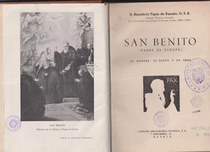 Libro antique de San Benito Abad book antiguo - Picture 1 of 2