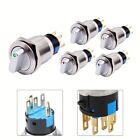 Blue LED Light 19mm Rotary Switch for Enhanced Visibility in Dark Environments