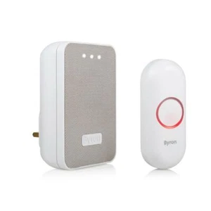 Plug In Wireless Doorbell Set Byron DBY-22322UK - Imagen 1 de 4