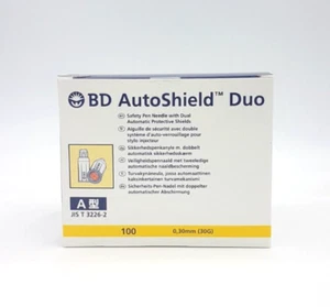 BD AUTOSHIELD DUO Sicherheits-Pen-Nadeln 0,3mm x 8mm 100 Stück 30G PZN 07685538 - Bild 1 von 1
