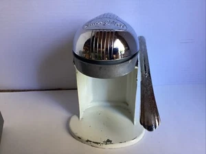 Juice-O-Mat Rival White Single Action 462-C Cast Metal Orange Lemon Citrus Juice - Picture 1 of 8