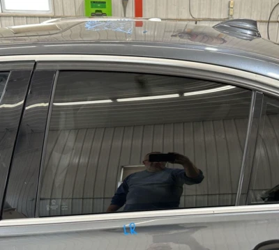 12-15 BMW 335I SEDAN REAR DRIVER LEFT DOOR GLASS WINDOW ONLY - Image 1 of 4