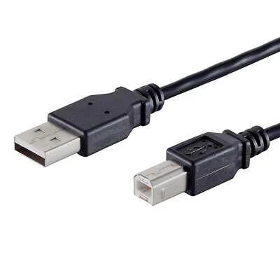 Druckerkabel USB Scannerkabel Anschluß Kabel für Brother Canon HP ua Stecker A B - Bild 1 von 4
